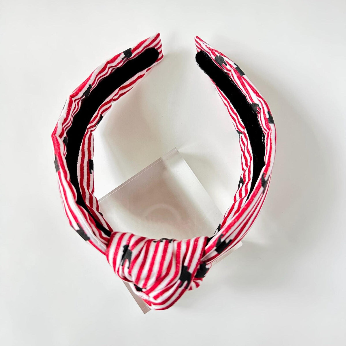 Dog Seersucker Headband