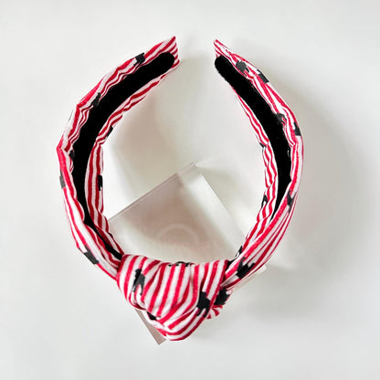 Dog Seersucker Headband