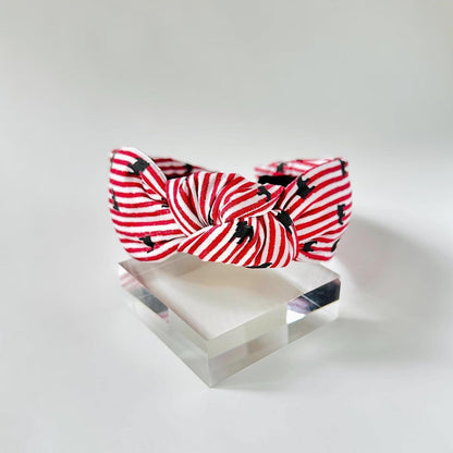 Dog Seersucker Headband