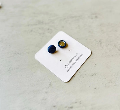 Classic Denim Fabric Button Studs