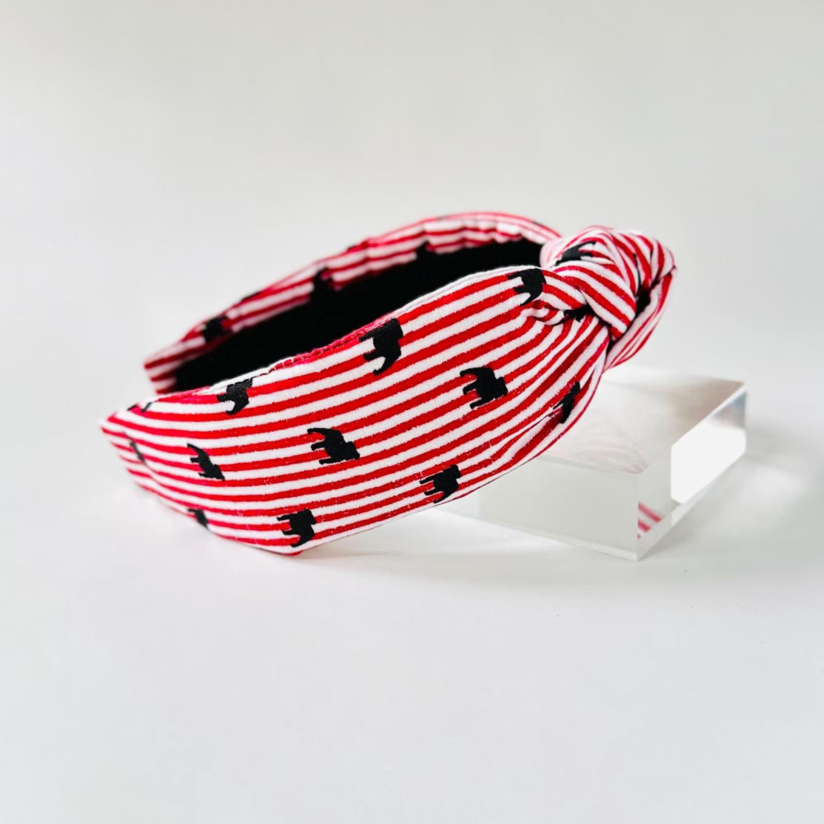 Dog Seersucker Headband