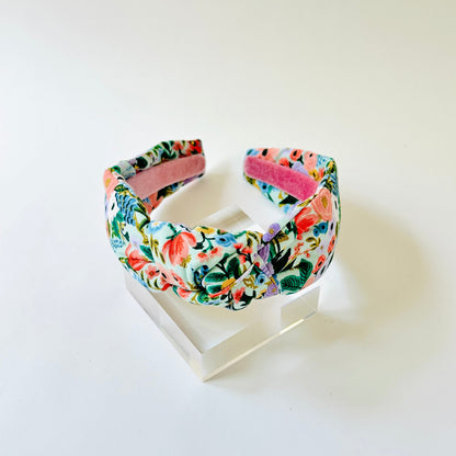 Rifle Paper Co. Garden Party Cotton Headband in Mint