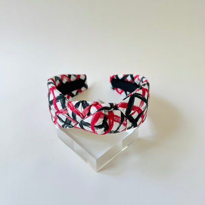 Headband with a pattern on a white background